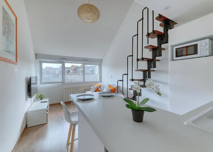 Center Flat 4 Persons Daire Nantes